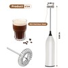 Frother Wand Rechargeable, USB Charging Milk Frother Handheld Powerful Coffee