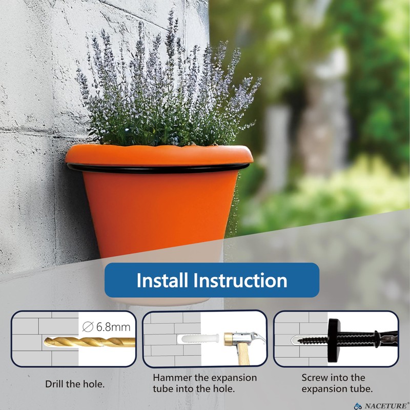 6 Inch Plant Hangers Outdoor and Indoor Ring Holder 8