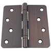 GlideRite Hardware 4014-2BB-ORB Ball Bearing 4" Steel Door Hinges 1/4"