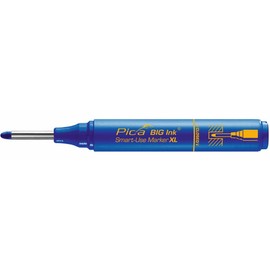 Pica BIG Ink Smart-Use Marker XL Red (Strong Markings, Suitable for Smooth and Dry Surfaces, Includes Case Protector) 170/41