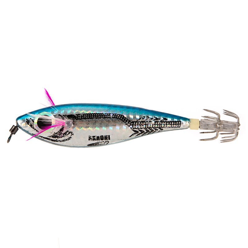 3pcs Squid Jig Artificial Hard Fishing Lures