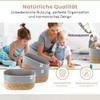 NORDIS DESIGN Storage Baskets Set of 3 Water Hyacinth and