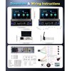 7 Inch Single DIN Flip Out Car Stereo with Wireless