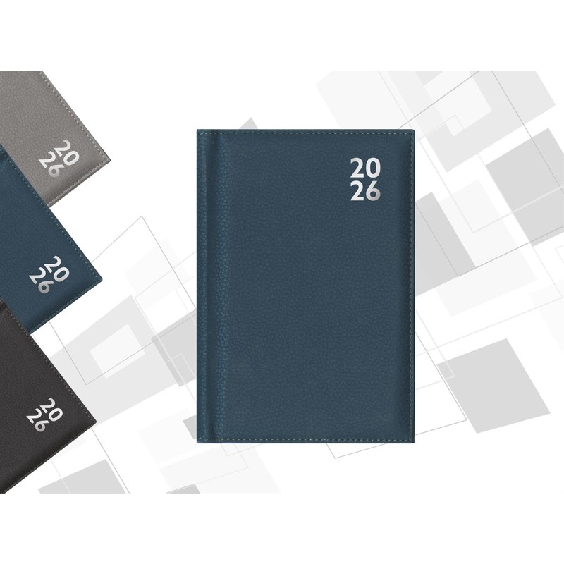 2026 A5 Diary Week Day Per Page - Navy Blue