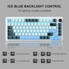 MageGee 75% Mechanical Gaming Keyboard, Compact Blue Backlit Wired Gaming