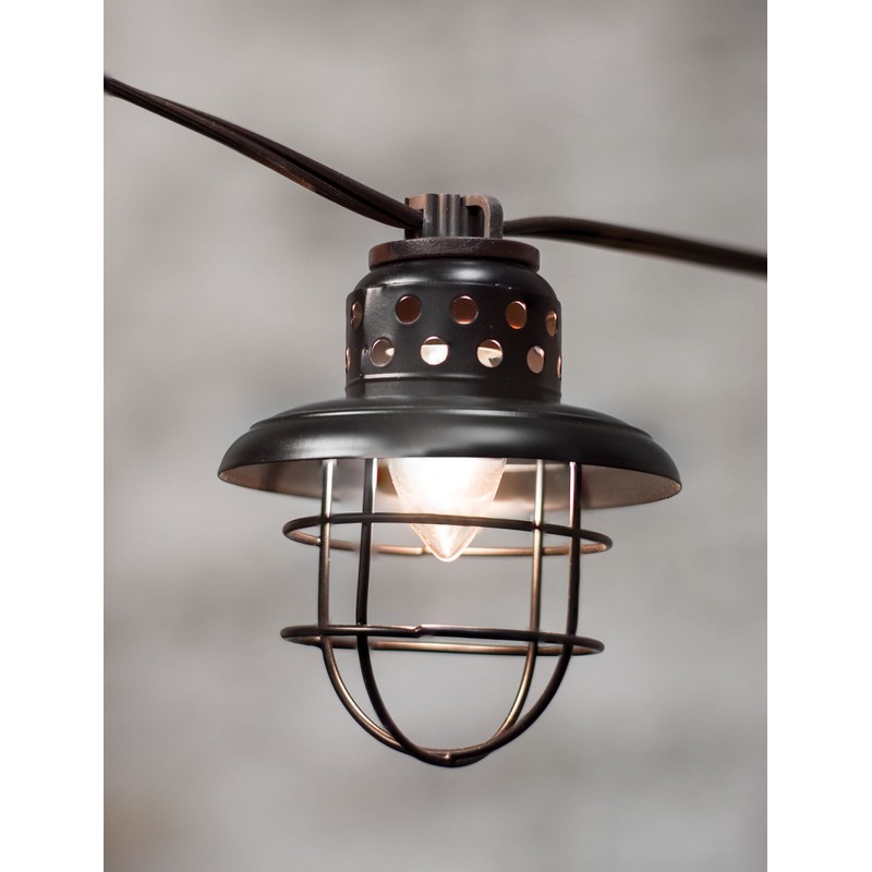 Black Lantern Light Strand, 10 ct.