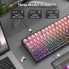 MageGee Keyboard Wireless, 96% Gasket Hot Swappable Keyboard Mechanical, 3-Connection