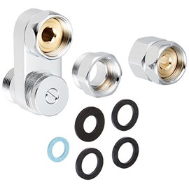 Kakudai 101-405 Retrofit Crank, Compatible with 4 Types of Retrofit Existing Cranks, Mounting Screws G3/4, Single Lever and 2-Handle Mixing Faucets