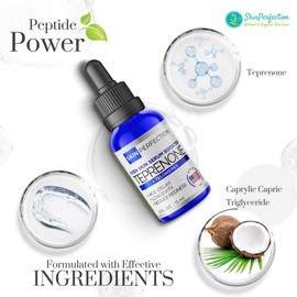 Skin Perfection Advanced Teprenone DIY Anti-Aging Peptide Boost: Reduce Redness Wrinkles Improve Hydration Enhance Skin Tone Youthful Skincare