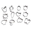 Wilton 12-Piece Easter Mini Metal Cookie Cutter Set