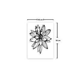 Le Jardin du Lin Printed Cotton Bags with Drawstring, Shopping Bag, Fabric Bag, Fabric Bag, Vegetable Bag, Reusable, Environmentally Friendly, Multipurpose, Foldable, Size: 40 x 50 cm