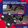 SUPGCPER EZGO Rear Wheel Hub Flange Plate, Golf Cart Rear
