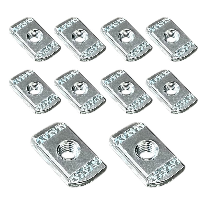 Abeicy Strut Channel Nuts,1/4”-20 No Spring Thickened Unistrut Hardware Nut