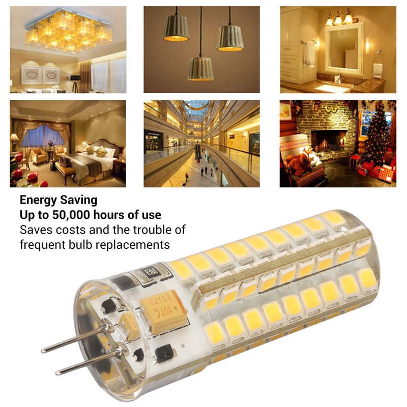 6pcs G4 LED Bulb 700LM 7W 72LED 360 Degree Lighting