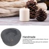 Pebble Candle Holder Handmade Decorative Stone Tealight Candle Holder for