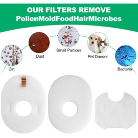 4 filtros de espuma + fieltro + poste de repuesto para Shark Rocket HV301, HV302, HV30126, HV300, HV305, HV292, HV307Q, QS301Q, HV310, UV450 Aspiradora con cable ultraligero