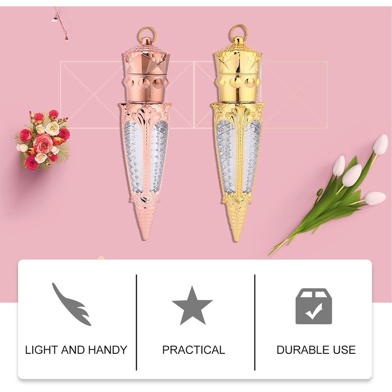 Tubo de Brillo Labial Vacío 10 Piezas 5ml Plástico Diseño