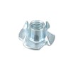 uxcell M8 4 Pronged Tee Nut T-Nut for Table Legs