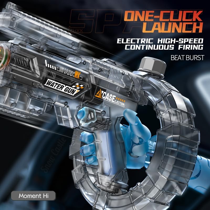 Mechanical Transforming Electric Water Guns for Adults Kids - Fully