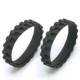 Bumooby 4 Pack Replacement Tires Compatible with iRobot RoombaS9,S9+, j7, 500,600,700,800,900, e and i Series Models, Anti-Slip Wheel Tires Replacement, Great Adhesion and Easy Assembly