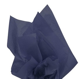 JAM PAPER Tissue Paper - Navy Blue - 10 Sheets/Pack