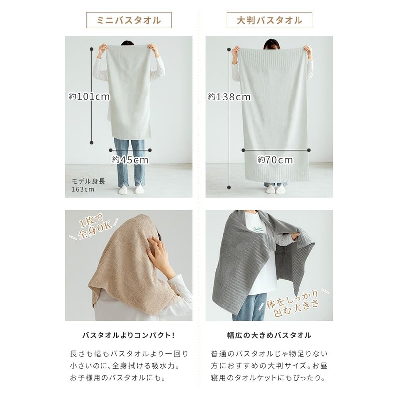 Imabari Towels, Brand Certified, Face Towels, Set of 4, Made