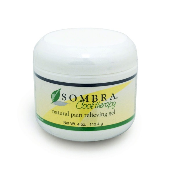 Sombra Cool Therapy Natural Pain Relieving Gel, 4-Ounce Jar