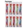 Squid Jigs Shrimp Fishing Lures Kits Squid jig Hooks Wood