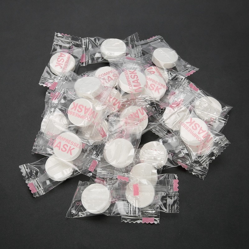 500pcs bag Disposable Facial Mask NOn Woven Compressed Face Mask