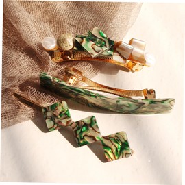 Baluue Elegant Vintage Hair Clip Metal Bobby for Women Side Clip Stylish Headdress Accessory for Parties