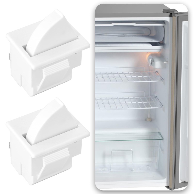 VGOL 2 Pack 5A 125V 2 Pin Fridge Freezer Door