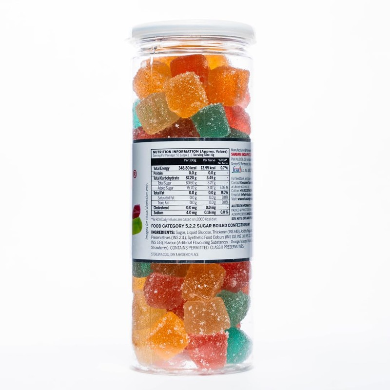 Shadani Mix Fruit Jelly Soft Candy Box - Indian Special
