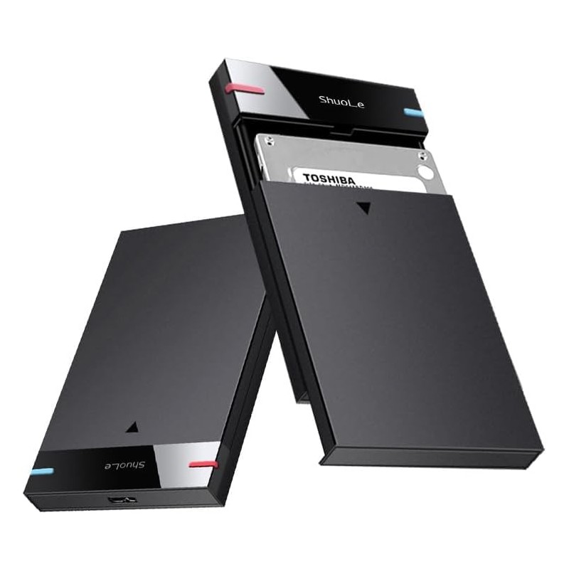 Festplattengehäuse 2,5 Zoll Micro B USB 3.0Type-C Externe Festplatte Kabel