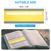 PATIKIL Guided Reading Strips, 20pcs Highlight Colored Overlay Bookmarks Sentence