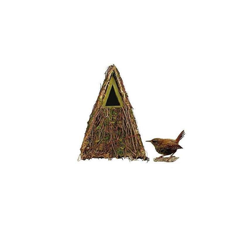 Fallen Fruits Ltd CAMOUFLAGE Nesting Box (Wren) FSC 100%, Brown