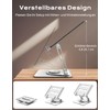 Glangeh 360° Turntable Laptop Stand Foldable Ergonomic Notebook Stand Robust