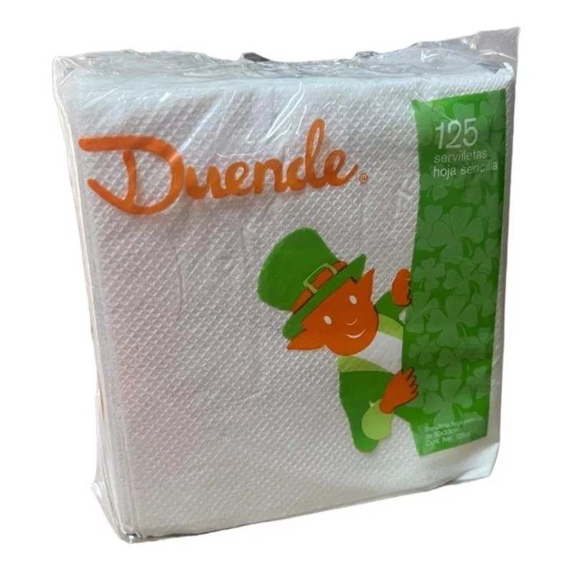 Naliplastic 24 Paquetes Servilleta Desechable Blanca 125 Pz *facturamos*