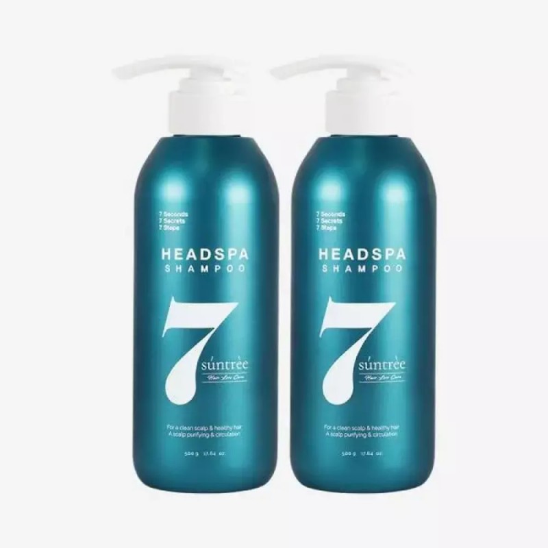 SUNTRI 헤드스파7 샴푸 썬트리 모발 두피 관리 500g x 2개