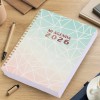 Agenda Diaria Con Espiral Ejecutiva Con Diseño A5 Koovi GEOMETRIA
