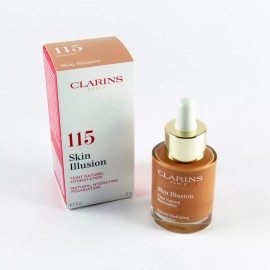 Clarins Skin Illusion Natural Hydrating Foundation #115 COGNAC - Size 30mL/ 1 Oz