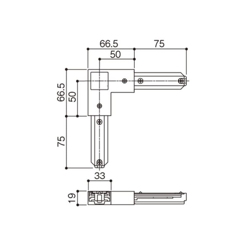 Panasonic Lighting Fixture Wiring Shop Line Joiner L Left White