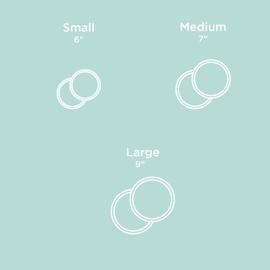 Waggo Habit Silicone Dog Placemat – Set of 2 Modern Heavyweight Silicone Dog Food Mats, Dishwasher Safe, Non-Slip, Solid Color – Black (Large, 9")