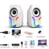 Speaker USB 3.5mm Stereo LED Lightweight Stereo Sound for PC