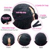 200% Density V Part Human Hair Wigs, Upgrade Afro Kinky