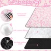 SmoothNovelty Pink Bow Picnic Blanket 80'' x 80'' Waterproof Extra