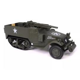 DCD M3 Gun Motor Carriage with 75mm M1897A4 Diecast Model Olive Drab 'United States Army' Military Action Figure 1/43 Scale
