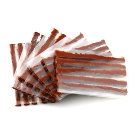 Ciieeo 30pcs Motorcycle and Car Tire Puncture Repair Strips Brown Tubeless Sealer for Easy Motorcycle and Car Tire Repair