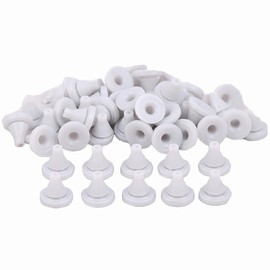 100Pcs Shower Head Nozzles Replacement, Showerhead Spray Hole Silicone Nozzle, Universal Sprinkler Round Nibs, Shower Head Replace Parts, Disassemble and Wash Water Outlet Granules Repair Parts Kit