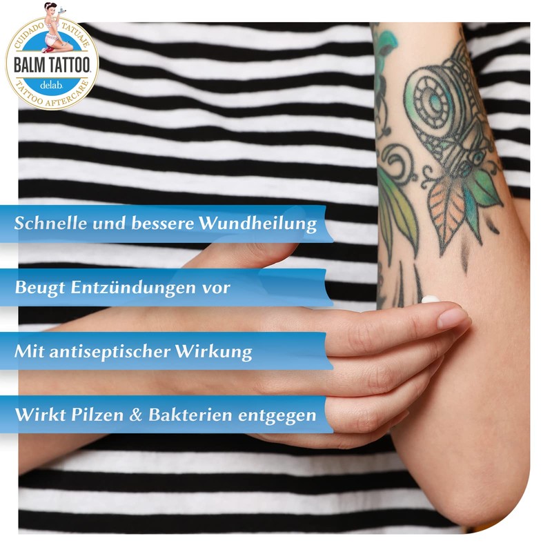 BALM TATTOO Tattoo Aftercare Cream with Panthenol, Cream for Skin