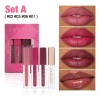 Set De Labiales Labiales Perlados Larga Duracion Pintalabio